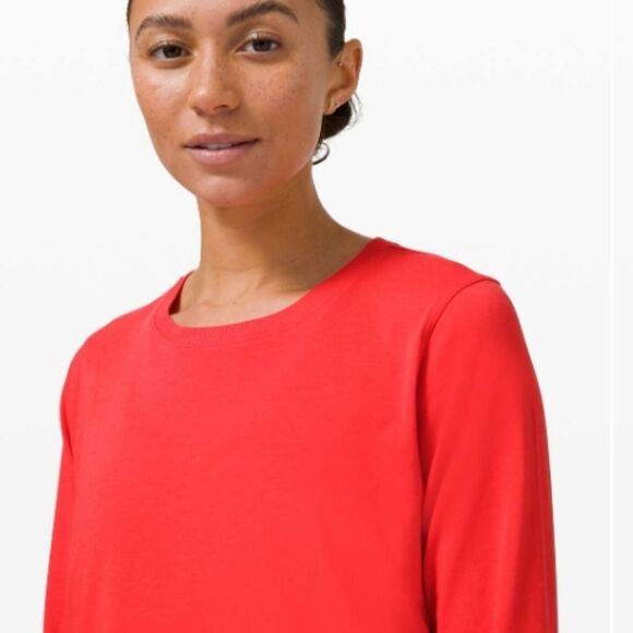 Lululemon Ever Ready Long Sleeve Pink Punch Brand New Tag Attached Womens Gift - Picture 13 of 15
